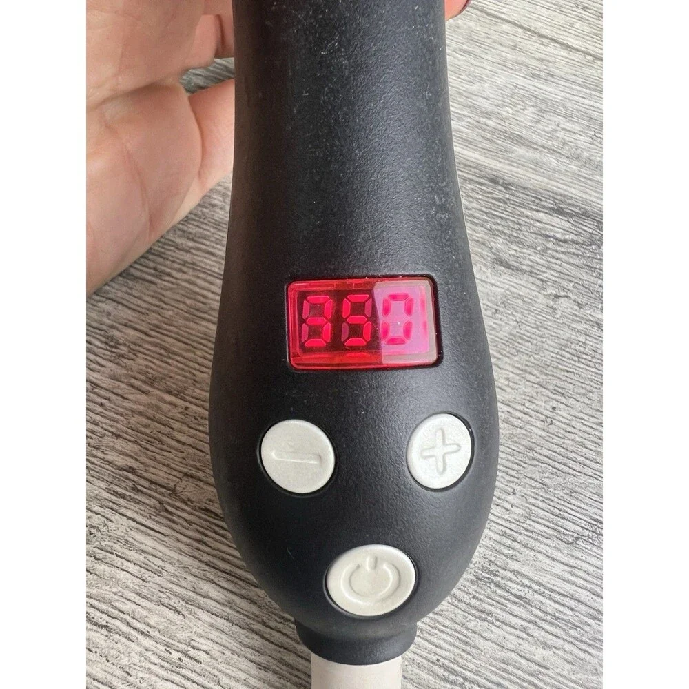 Beachwaver S1.25 Rotating Curling Iron Black & Gray - Model BW1138 - TESTED
